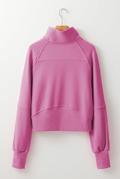 Zip-Up Sweatshirt w/Thumbhole