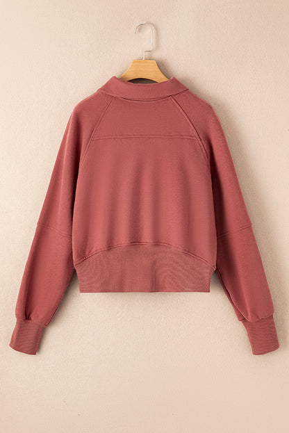 Zip-Up Sweatshirt w/Thumbhole