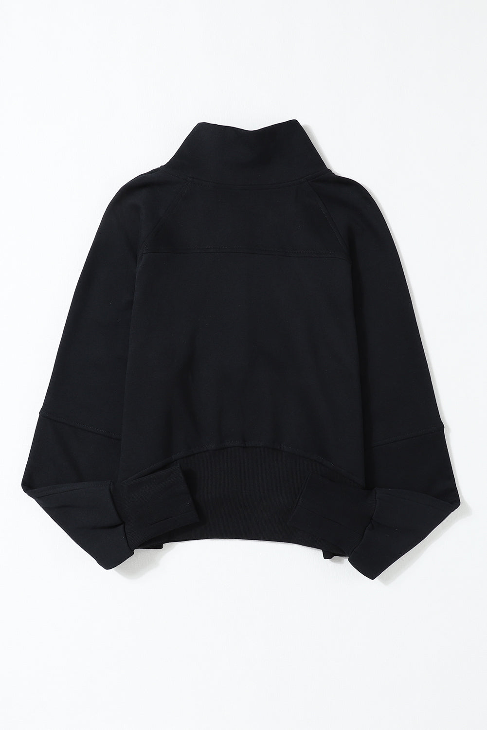 Zip-Up Sweatshirt w/Thumbhole