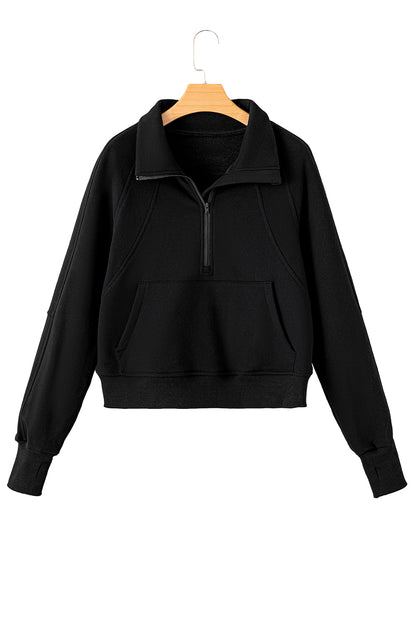 Zip-Up Sweatshirt w/Thumbhole