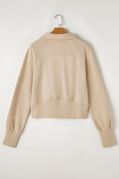 Zip-Up Sweatshirt w/Thumbhole