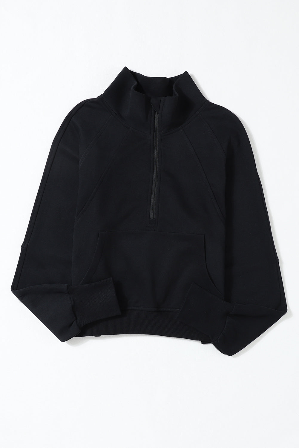 Zip-Up Sweatshirt w/Thumbhole