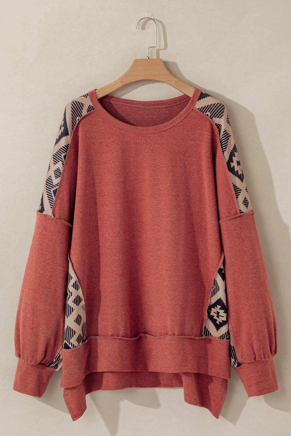 "Redwood Patchwork Plus Size" Sweatshirt