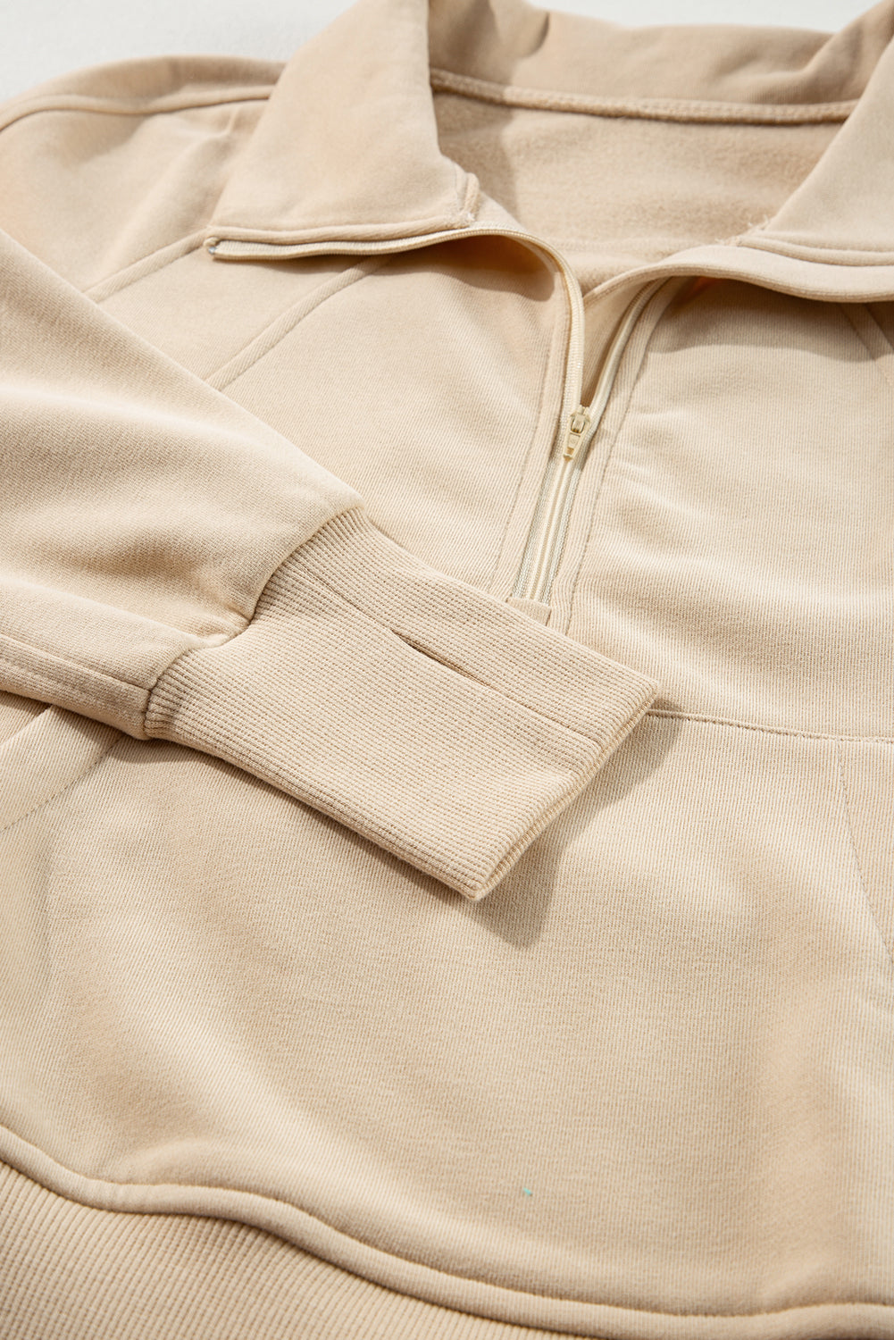 Zip-Up Sweatshirt w/Thumbhole