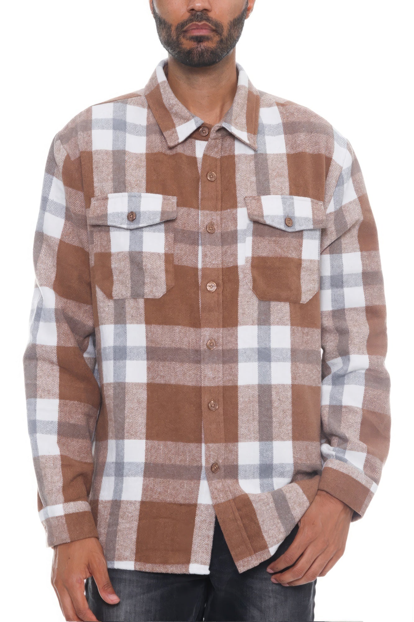 "Men's Checkered" Soft Flannel Shacket