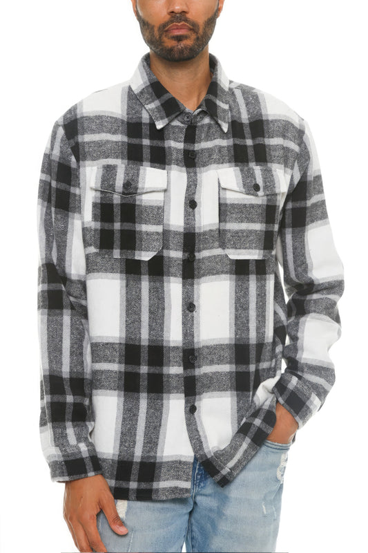 "Men's Checkered Flannel" Shacket