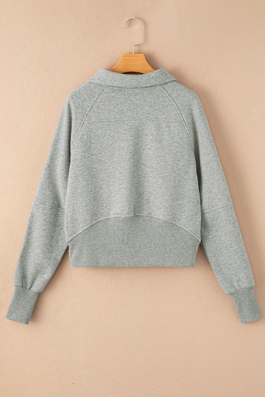 Zip-Up Sweatshirt w/Thumbhole