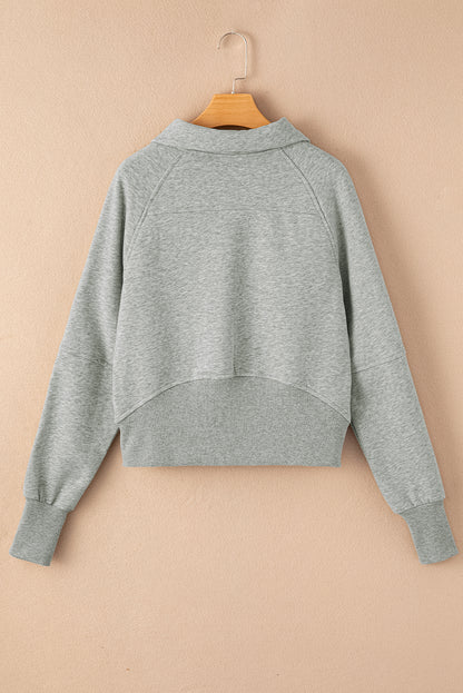 Zip-Up Sweatshirt w/Thumbhole