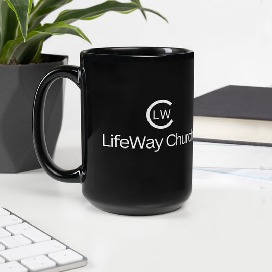 "LifeWay Church" Black Glossy Mug