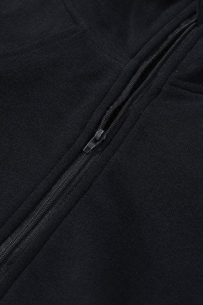 Zip-Up Sweatshirt w/Thumbhole