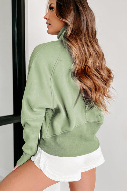 Zip-Up Sweatshirt w/Thumbhole