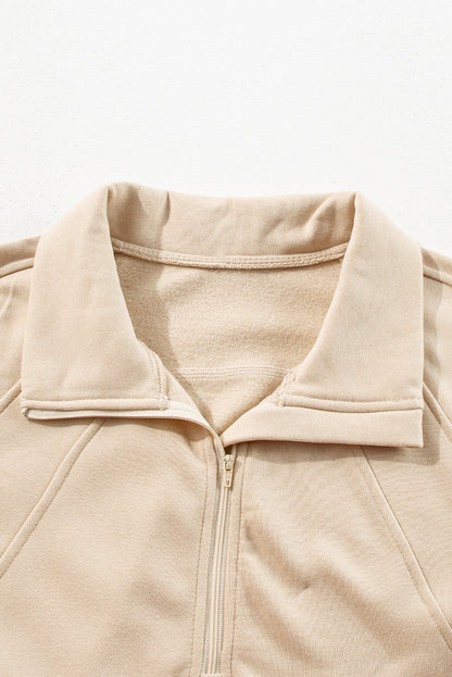 Zip-Up Sweatshirt w/Thumbhole