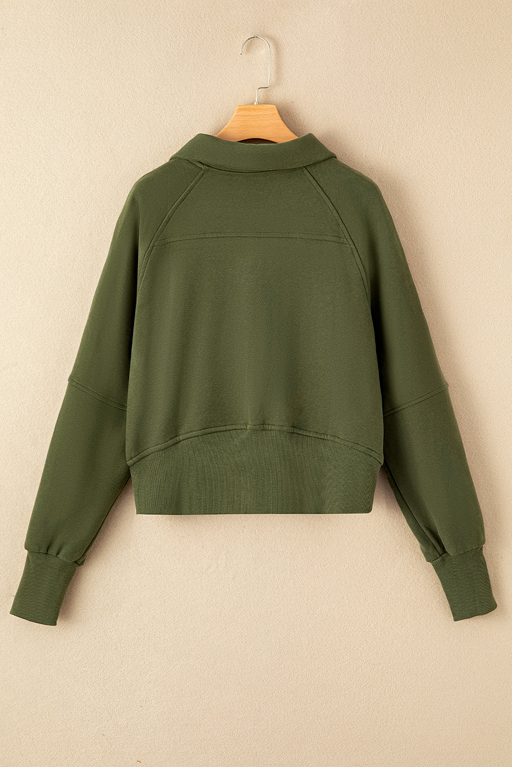 Zip-Up Sweatshirt w/Thumbhole