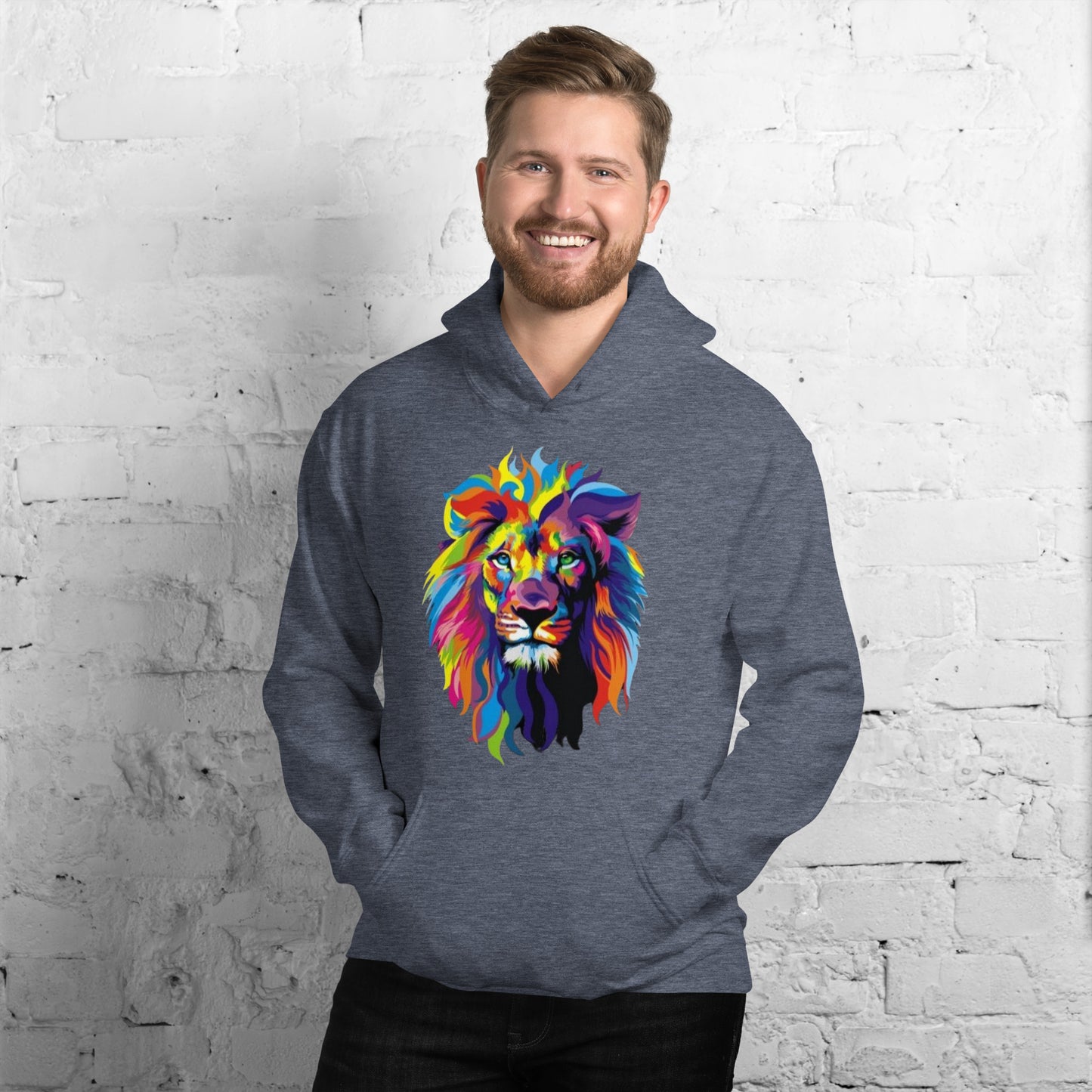 "Lionhearted" - Multicolor Hoodie