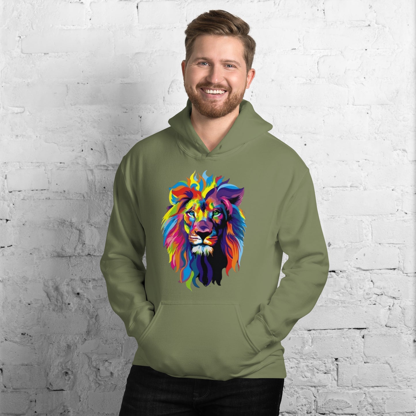 "Lionhearted" - Multicolor Hoodie