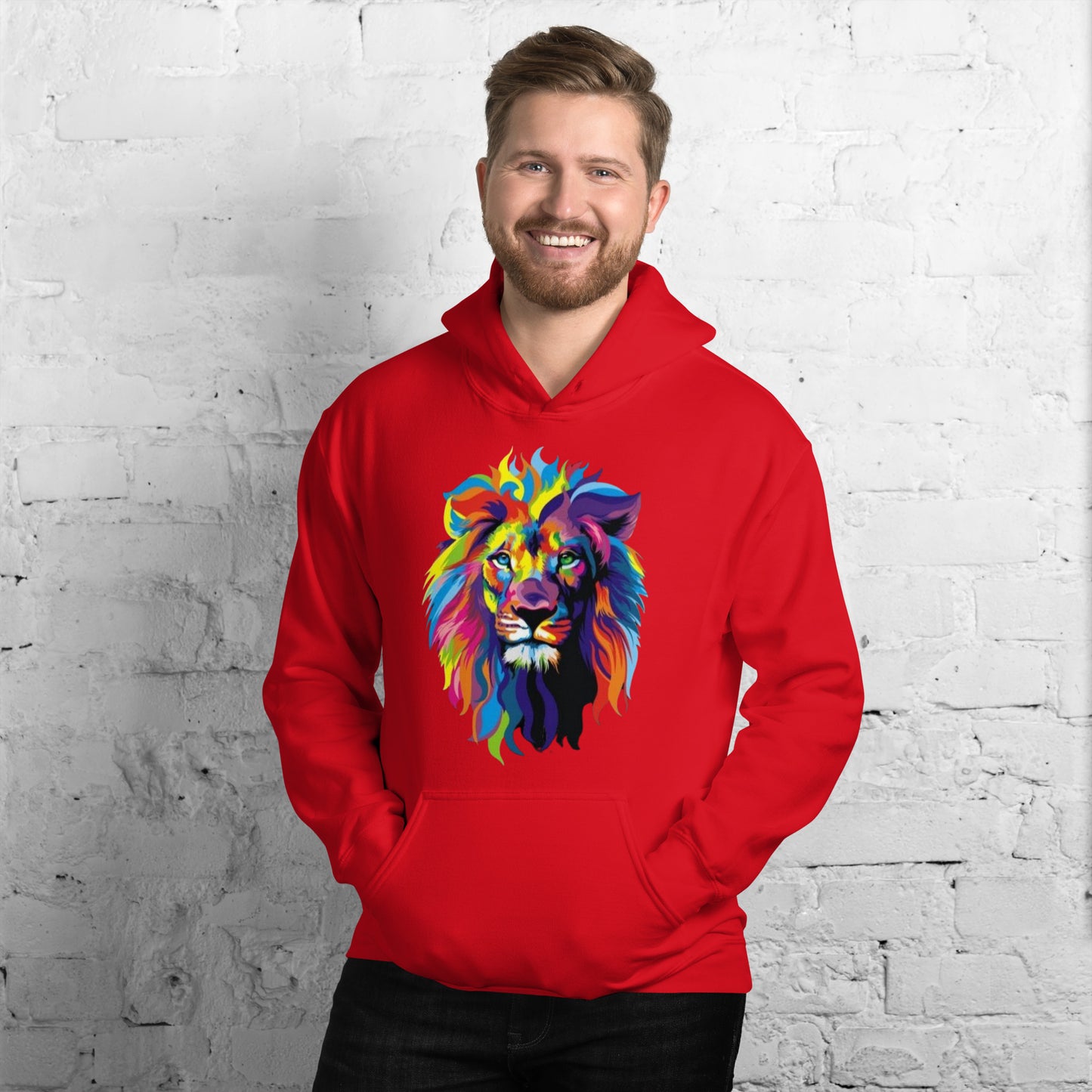 "Lionhearted" - Multicolor Hoodie