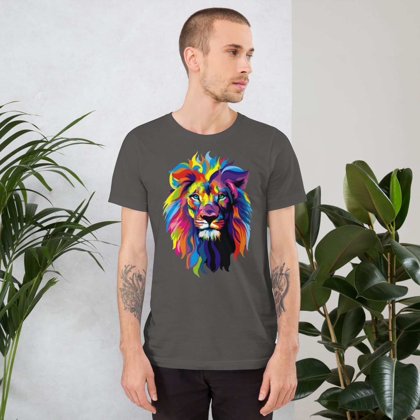 "Lionhearted" - Multicolor T-Shirt