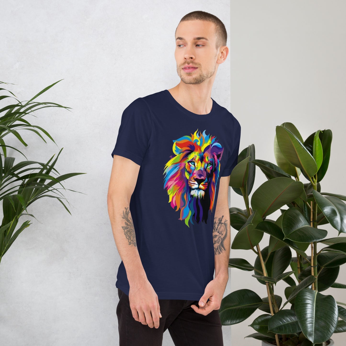 "Lionhearted" - Multicolor T-Shirt