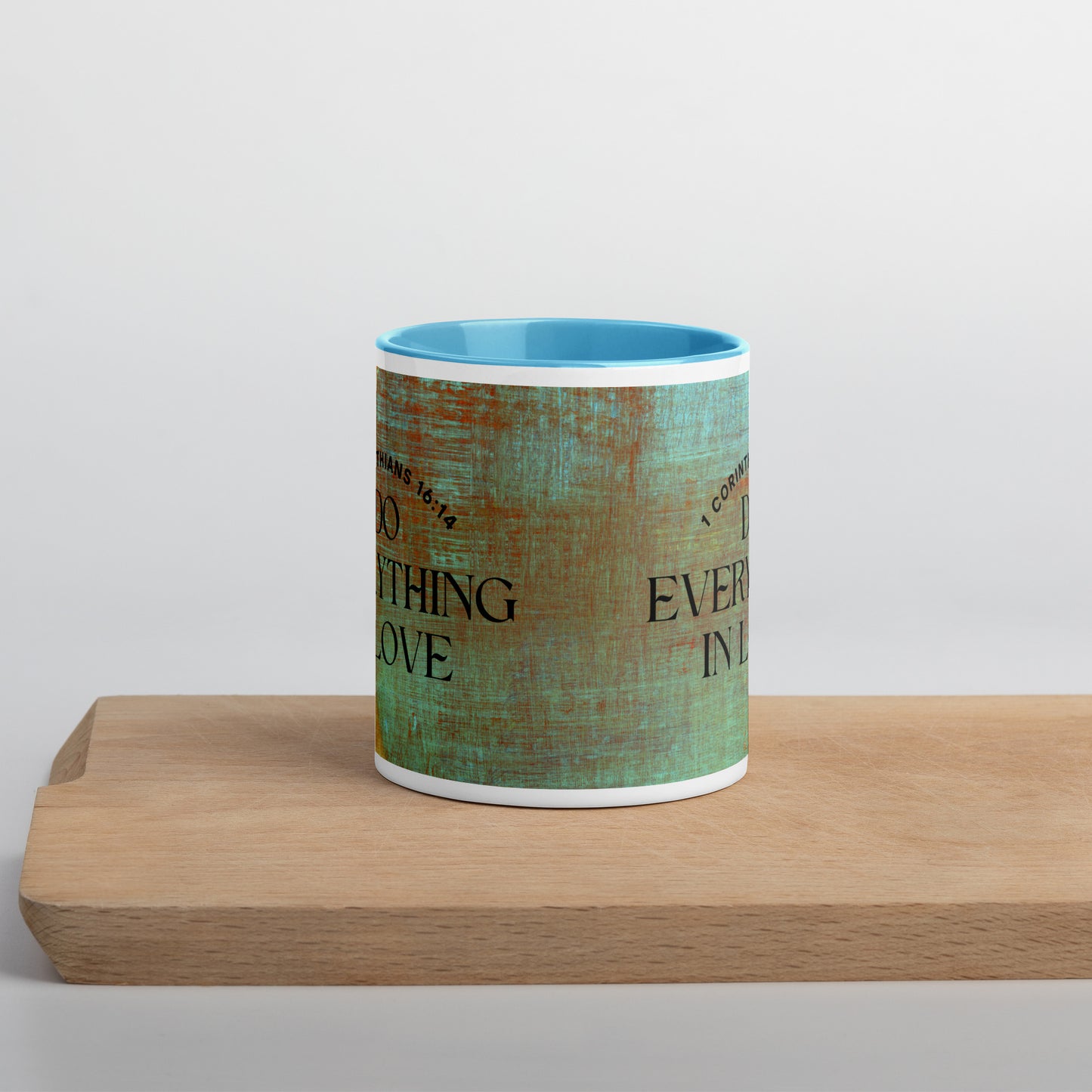 "Do Everything in Love" Color Inside Mug