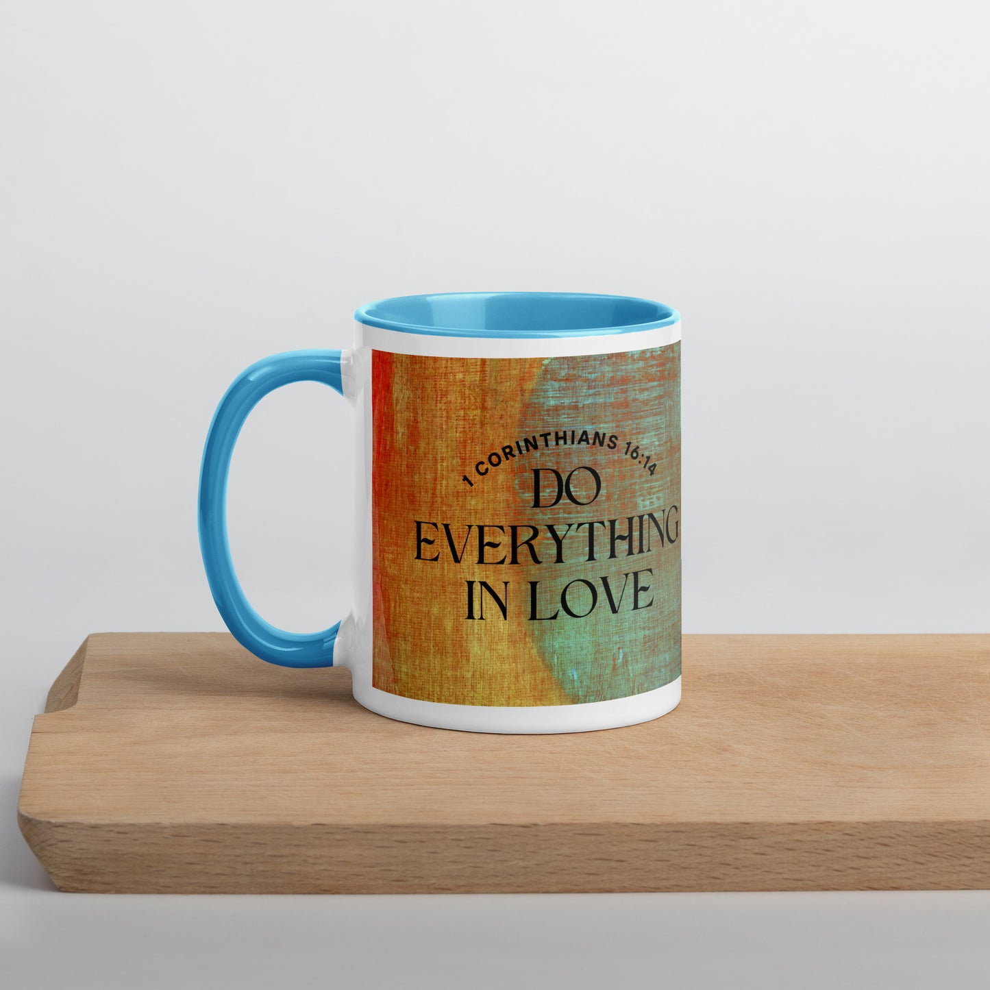 "Do Everything in Love" Color Inside Mug