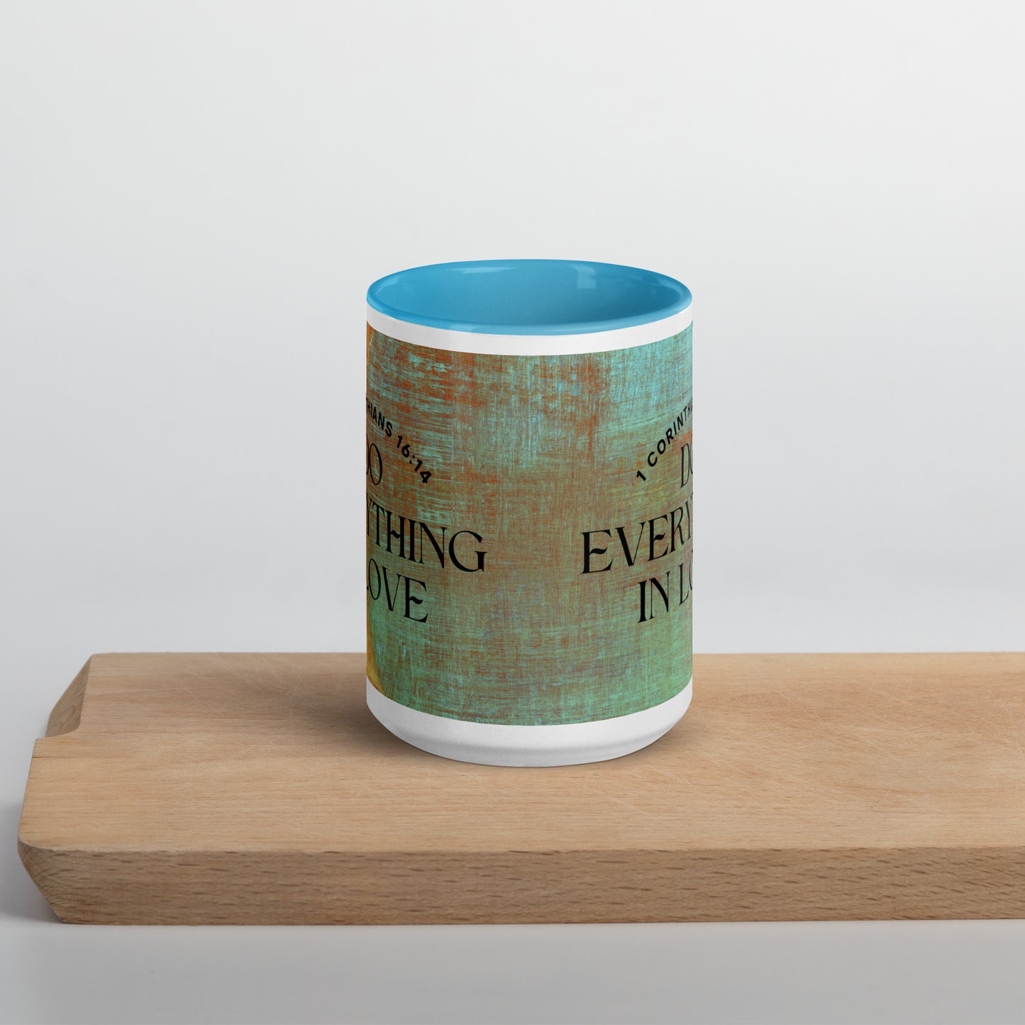 "Do Everything in Love" Color Inside Mug