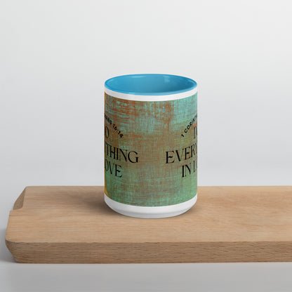 "Do Everything in Love" Color Inside Mug