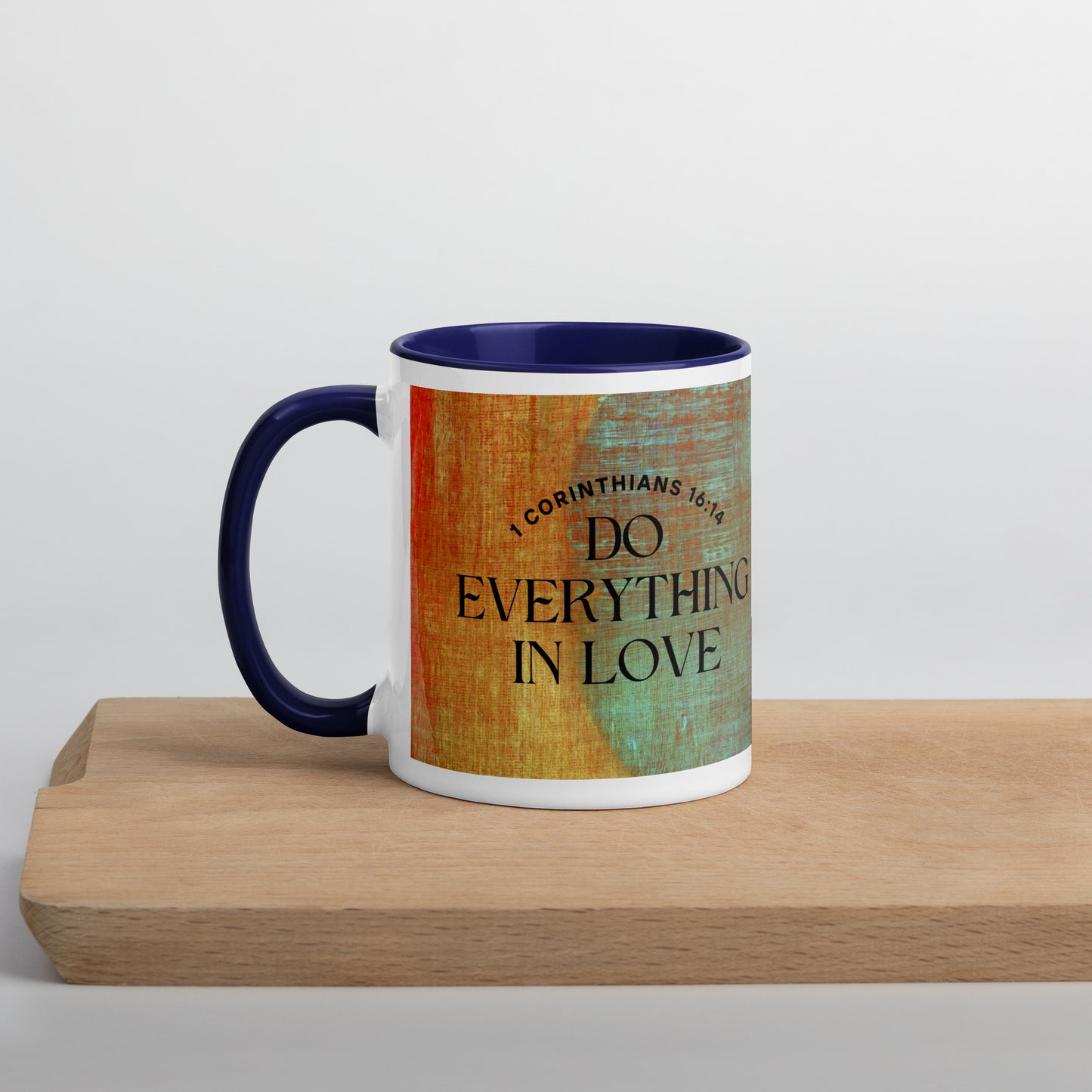 "Do Everything in Love" Color Inside Mug