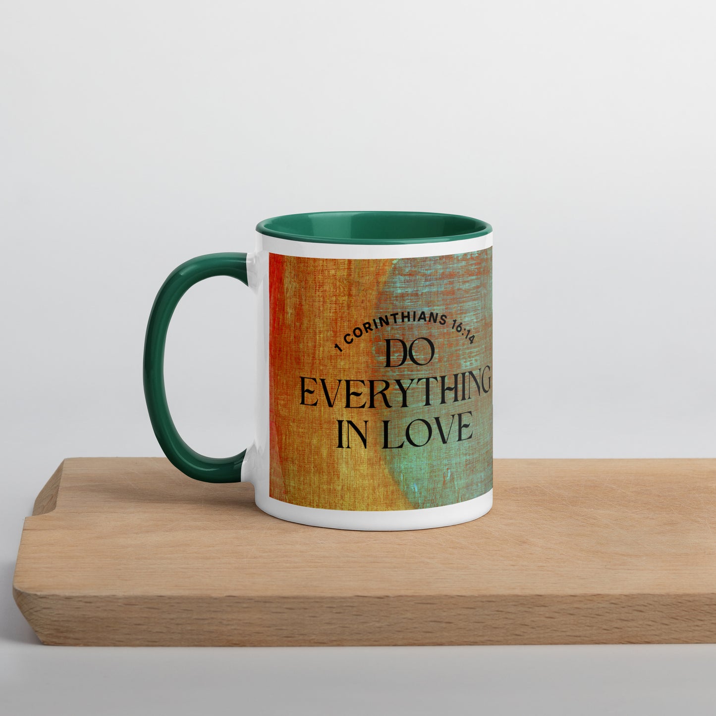 "Do Everything in Love" Color Inside Mug