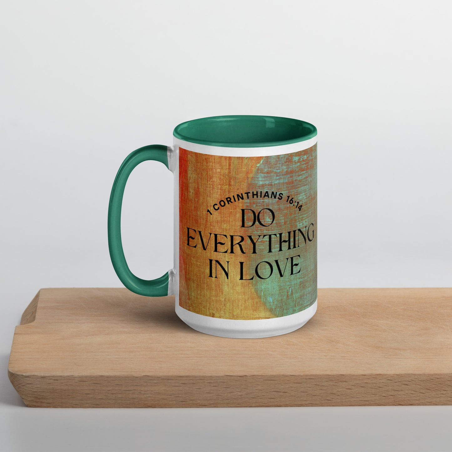 "Do Everything in Love" Color Inside Mug