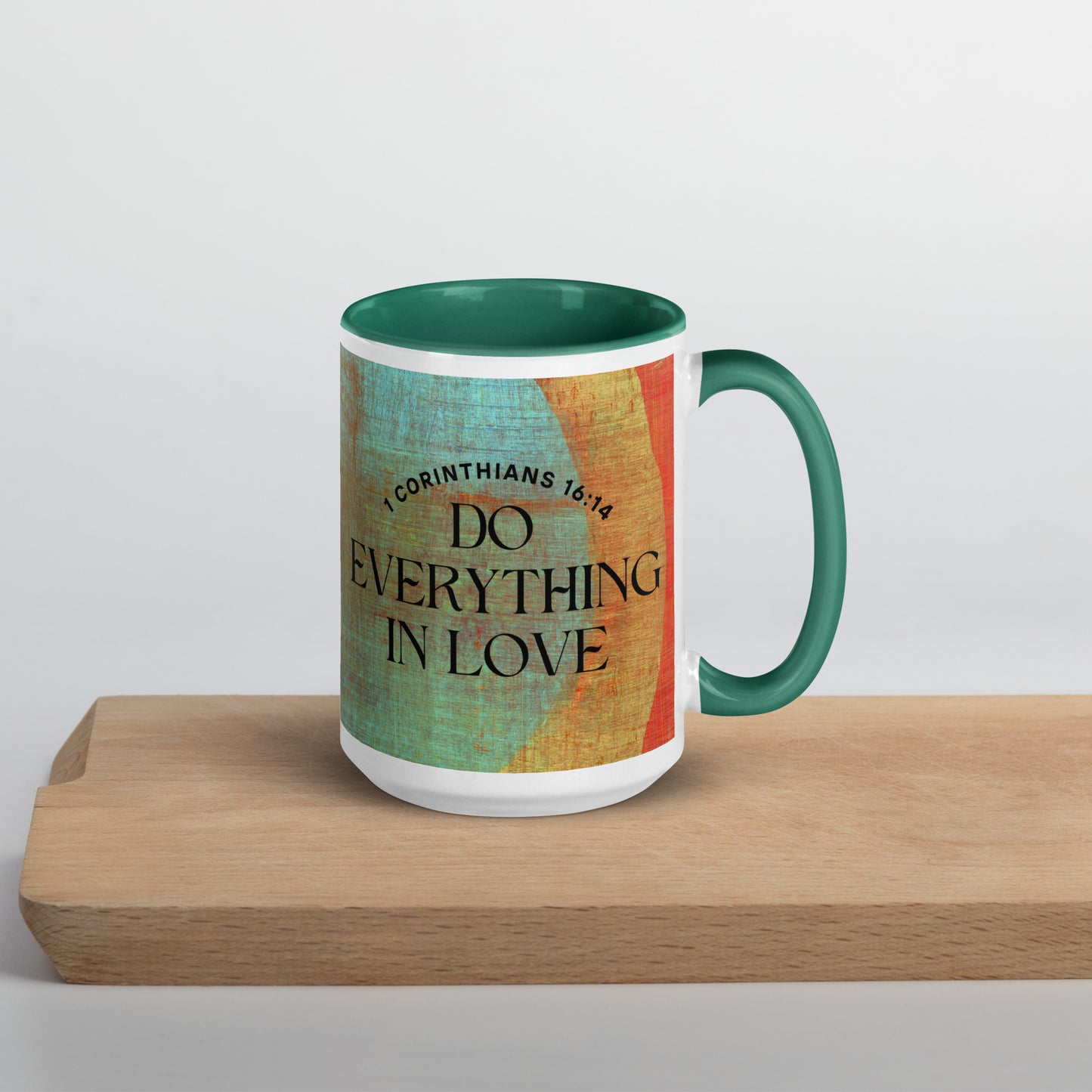 "Do Everything in Love" Color Inside Mug