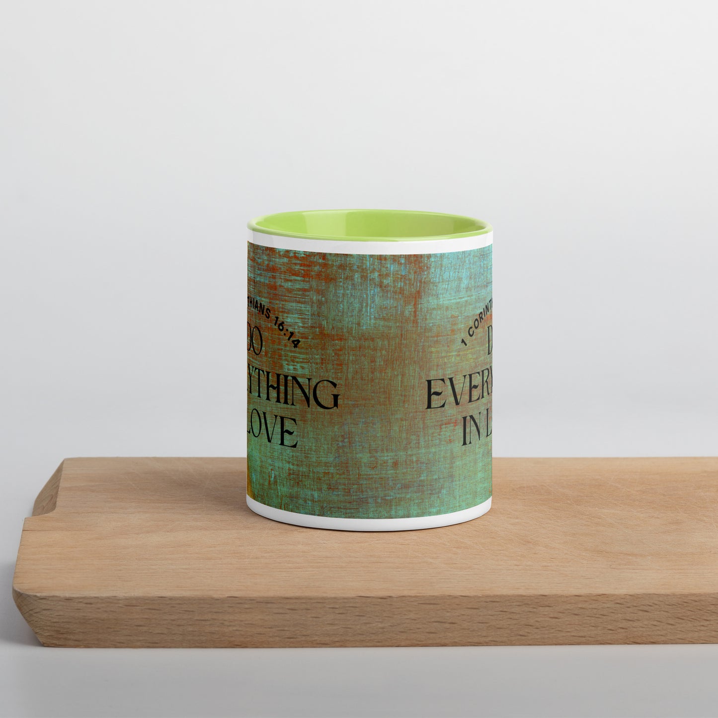 "Do Everything in Love" Color Inside Mug