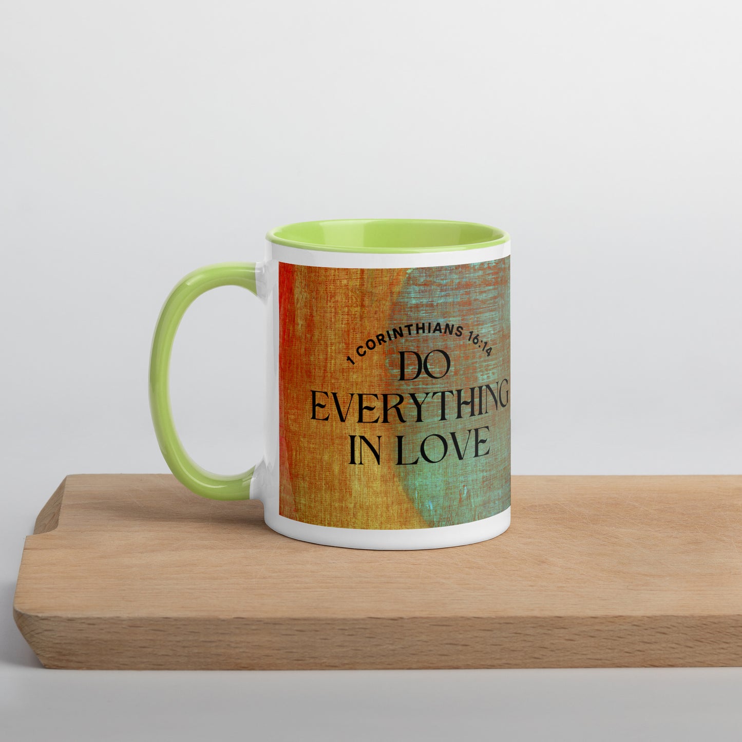 "Do Everything in Love" Color Inside Mug