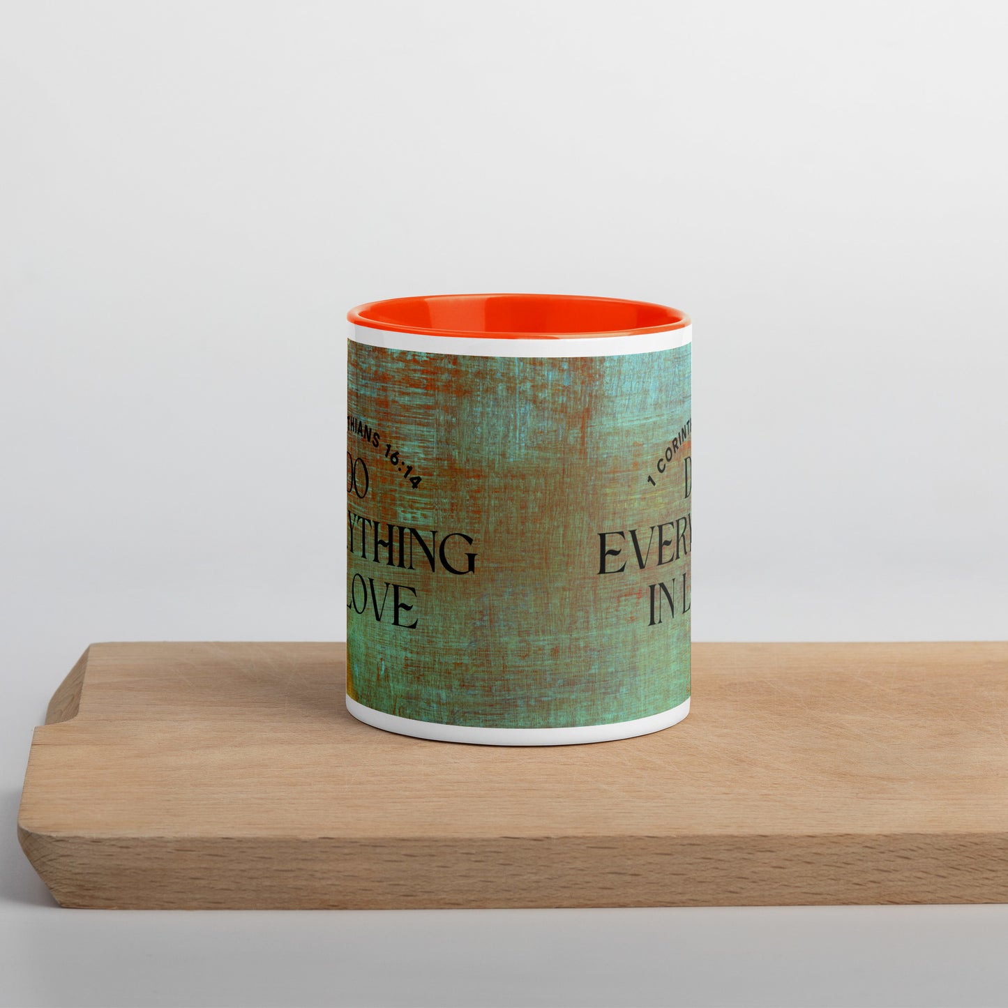 "Do Everything in Love" Color Inside Mug