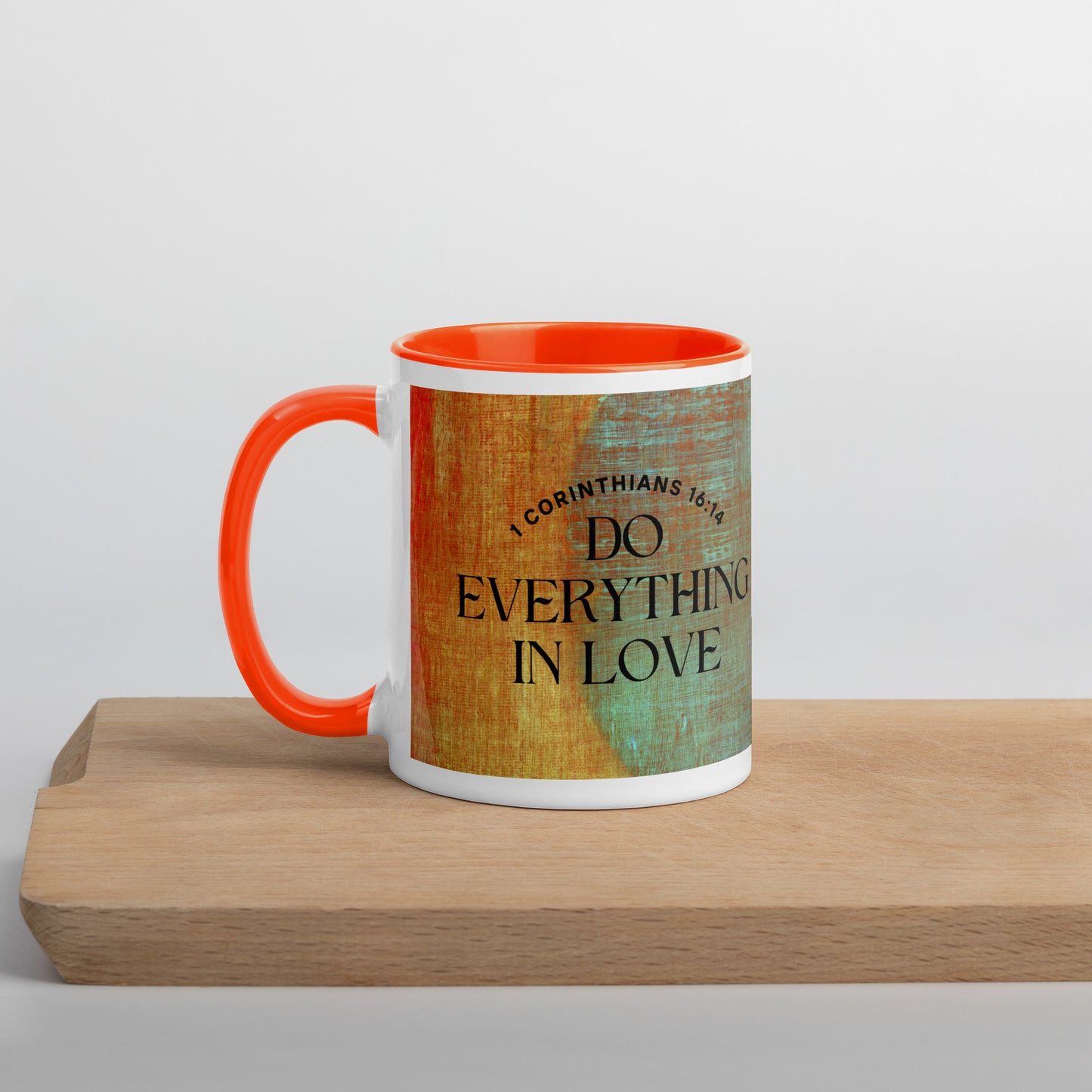 "Do Everything in Love" Color Inside Mug