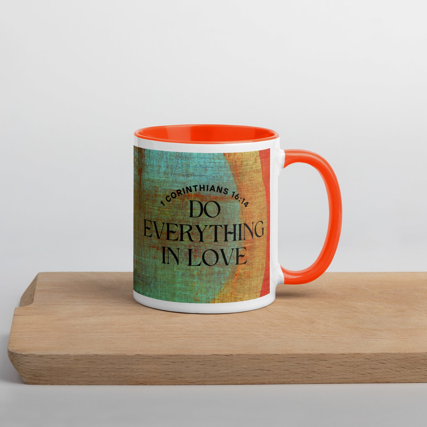 "Do Everything in Love" Color Inside Mug