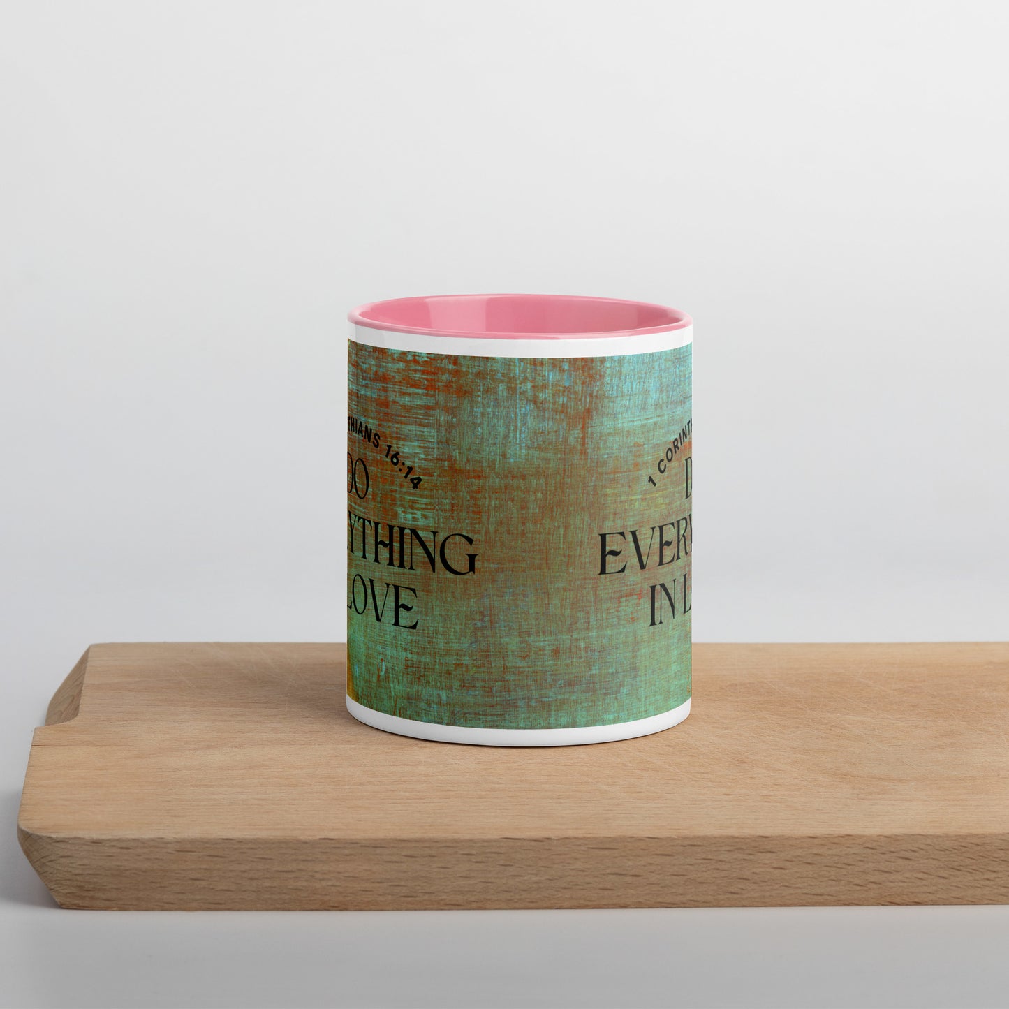 "Do Everything in Love" Color Inside Mug