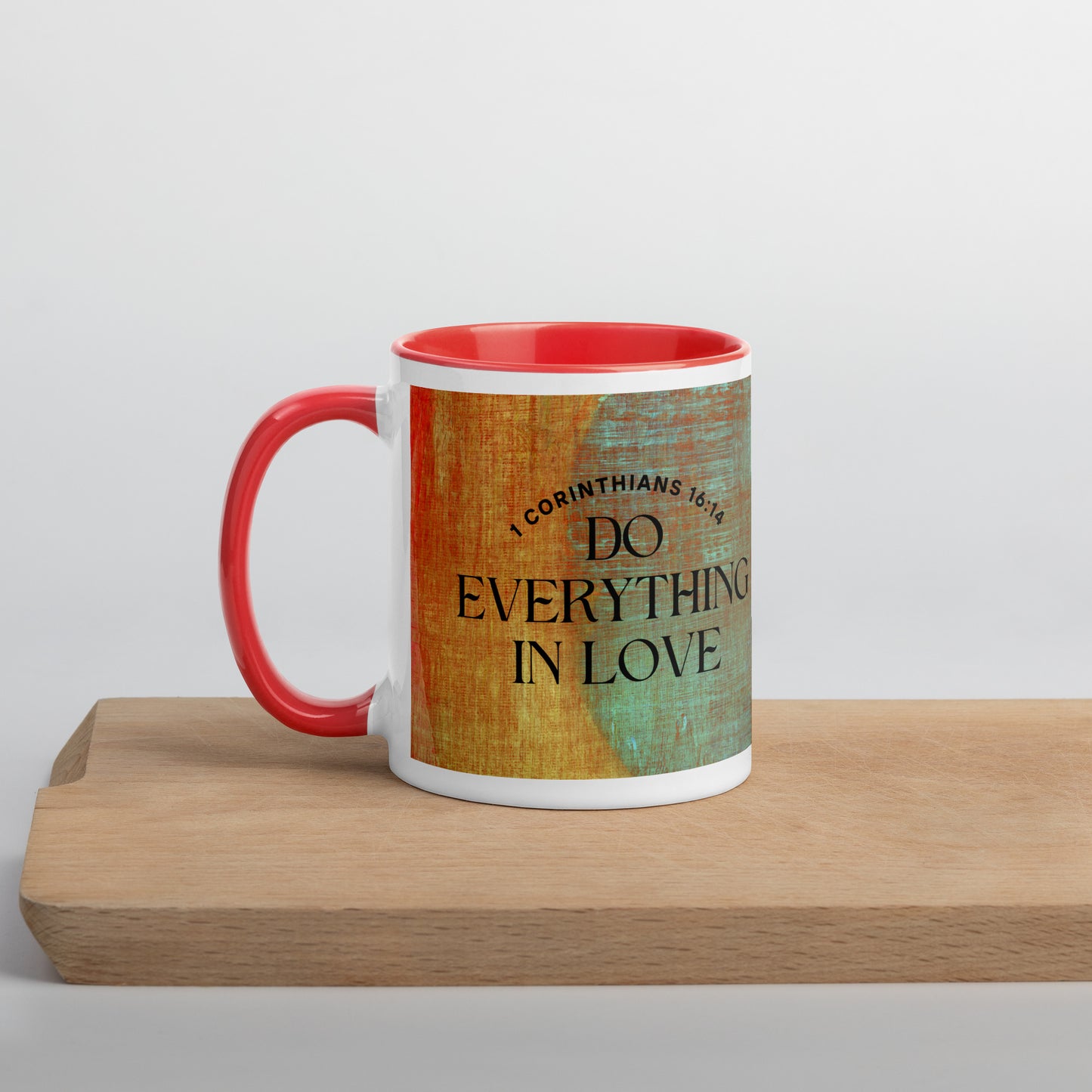 "Do Everything in Love" Color Inside Mug