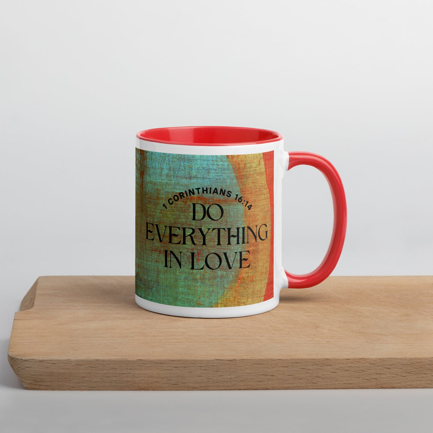 "Do Everything in Love" Color Inside Mug