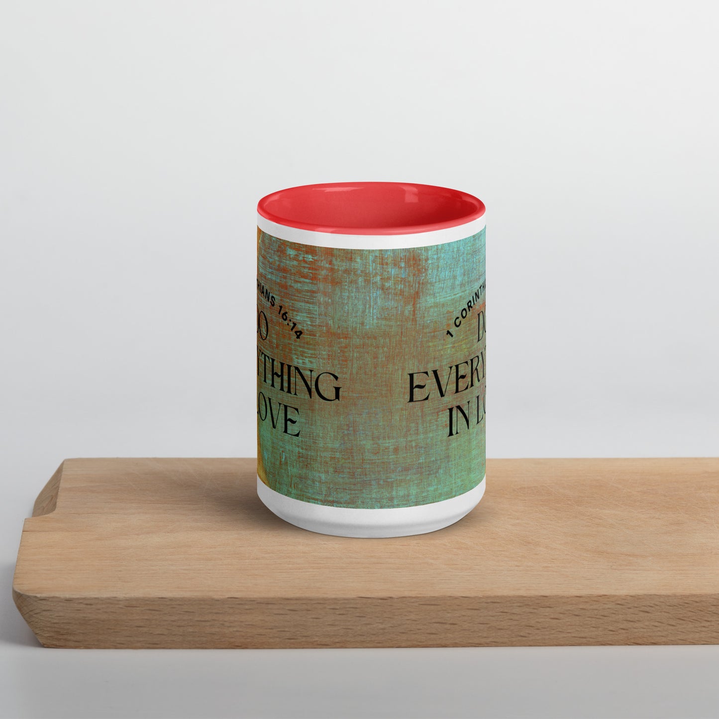 "Do Everything in Love" Color Inside Mug