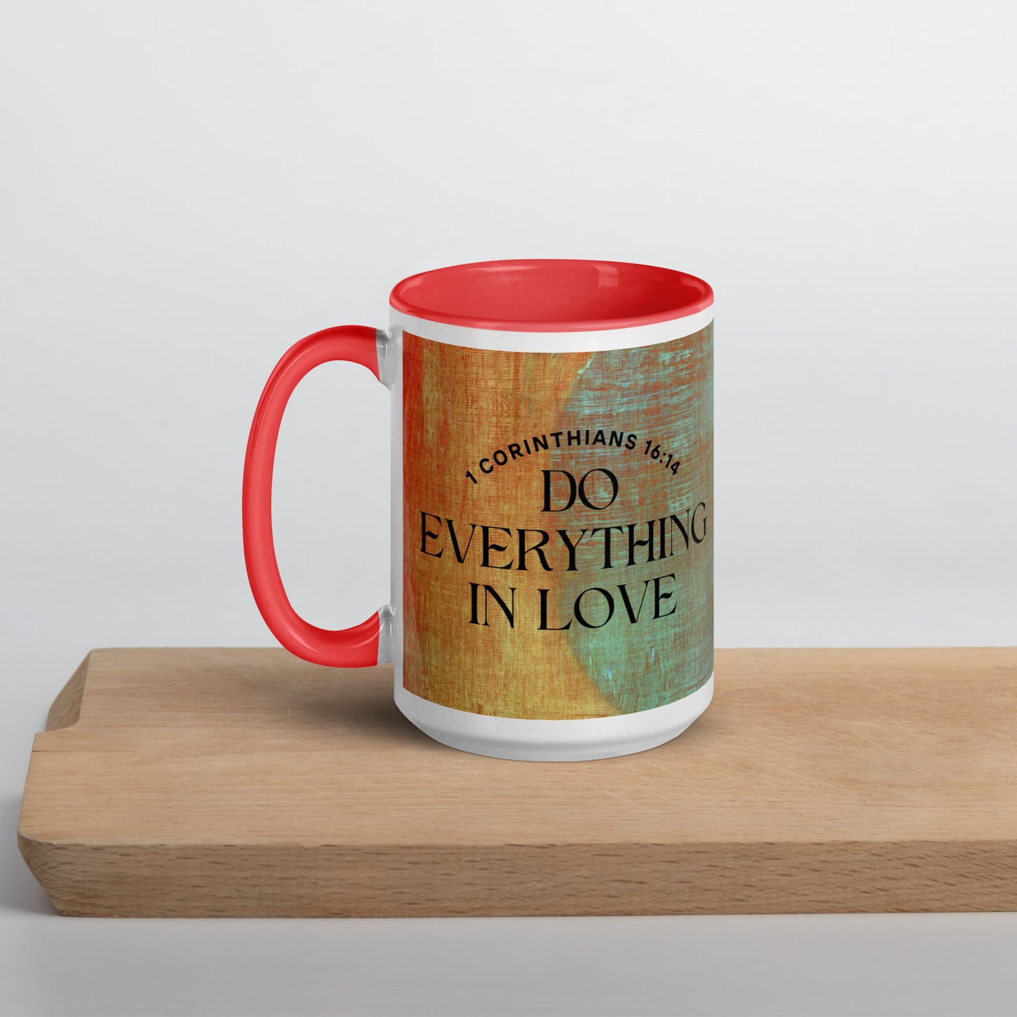 "Do Everything in Love" Color Inside Mug