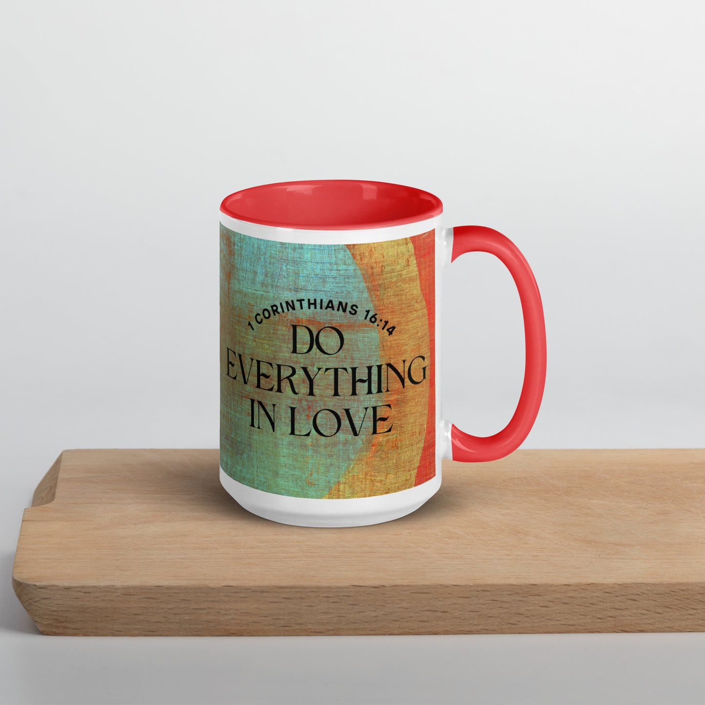 "Do Everything in Love" Color Inside Mug