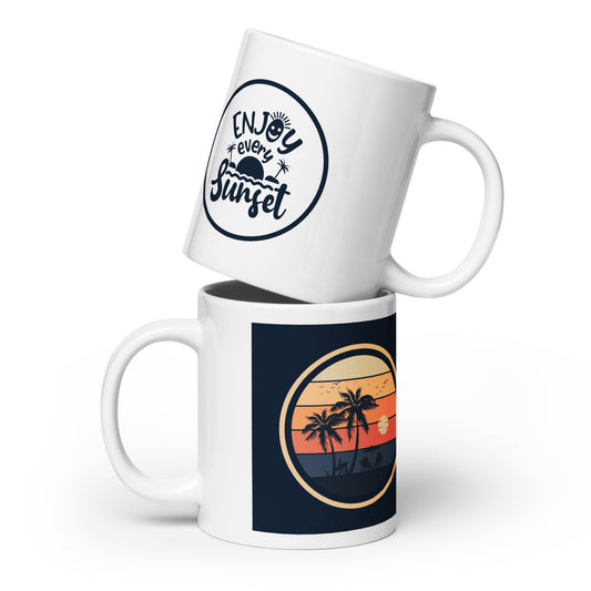 "Enjoy Every Sunset" Mug